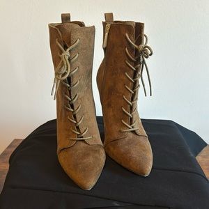 Charles By Charles David Stiletto Lace-up Bootie